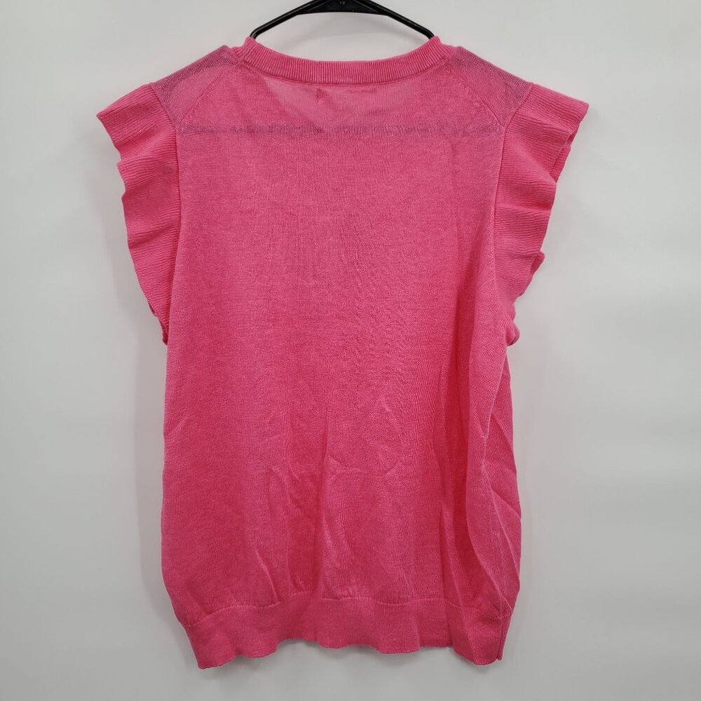 Boden Ruffle Sleeve Knit Top - Picture 4 of 8
